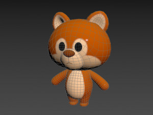 Character018 Squirrel 3D Model