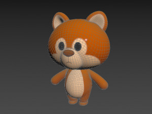 Character018 Squirrel 3D Model