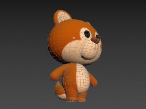 Character018 Squirrel 3D Model