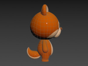 Character018 Squirrel 3D Model