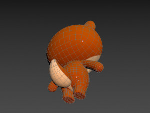 Character018 Squirrel 3D Model