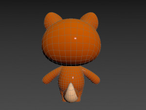Character018 Squirrel 3D Model