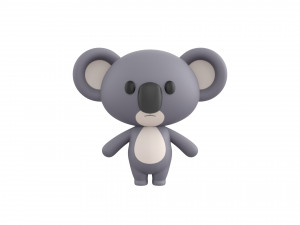 Character019 Koala Model 3D
