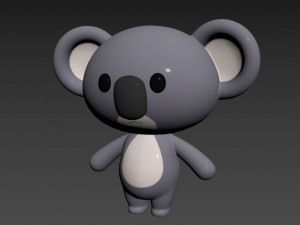 Character019 Koala Model 3D