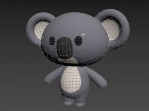 Character019 Koala 3D Model