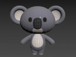 Character019 Koala 3D Model