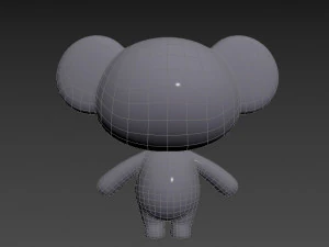Character019 Koala 3D Model