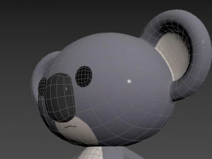 Character019 Koala 3D Model