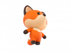 Character020 Fox Modello 3D