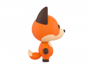 Character020 Fox Modello 3D