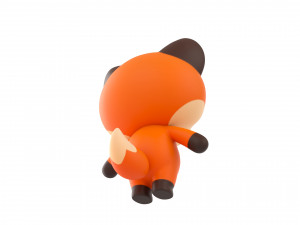 Character020 Fox Modello 3D
