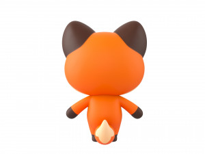 Character020 Fox Modello 3D