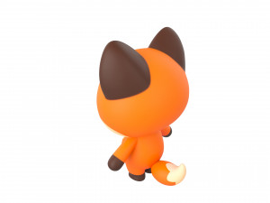Character020 Fox Modello 3D
