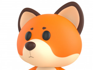 Character020 Fox Modello 3D