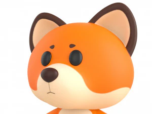 Character020 Fox 3D Model