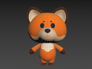 Character020 Fox Modello 3D