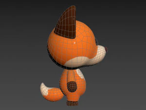 Character020 Fox 3D Model