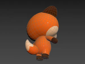 Character020 Fox 3D Model