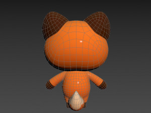 Character020 Fox Modello 3D
