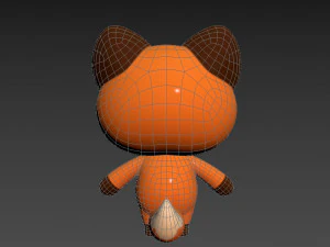 Character020 Fox 3D Model