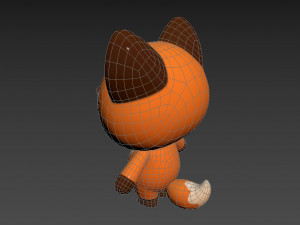 Character020 Fox Modello 3D