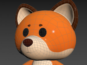 Character020 Fox Modello 3D