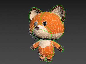 Character020 Fox Modello 3D