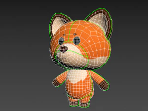 Character020 Fox 3D Model