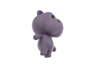 Character021 Hippo Modelo 3D