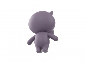 Character021 Hippo Modelo 3D