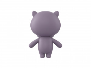 Character021 Hippo Modelo 3D