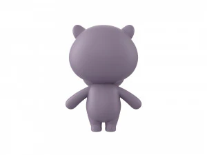 Character021 Hippo 3D Model