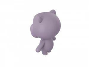 Character021 Hippo 3D Model