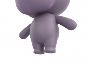 Character021 Hippo Modelo 3D