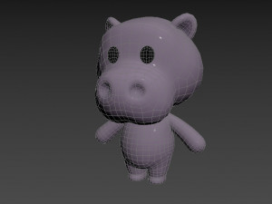 Character021 Hippo Modelo 3D