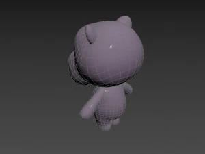 Character021 Hippo 3D Model