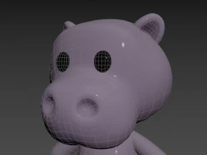 Character021 Hippo 3D Model