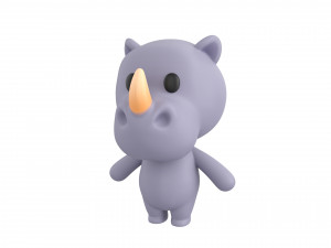 Character022 Rhino Model 3D