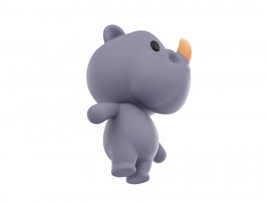 Character022 Rhino Model 3D
