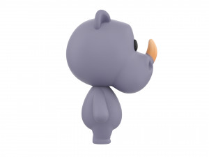 Character022 Rhino Model 3D