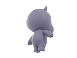 Character022 Rhino Model 3D