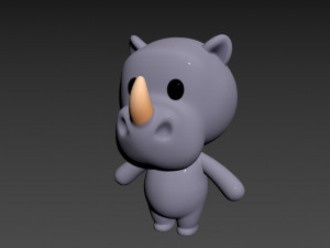 Character022 Rhino Model 3D