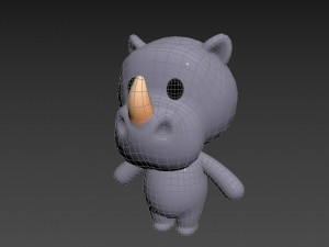 Character022 Rhino Model 3D