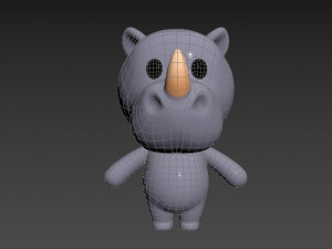 Character022 Rhino Model 3D