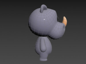 Character022 Rhino Model 3D