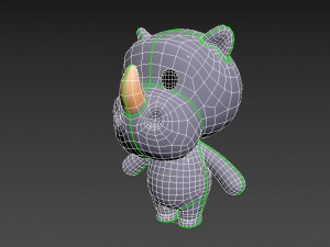 Character022 Rhino Model 3D