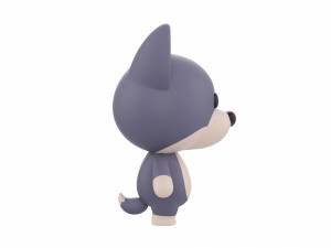 Character023 Wolf 3D Model