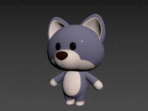 Character023 Wolf 3D Model