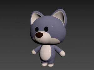 Character023 Wolf 3D Model