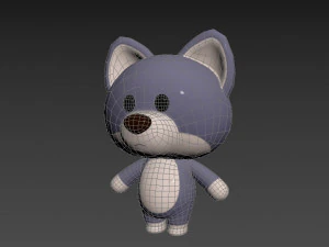 Character023 Wolf 3D Model